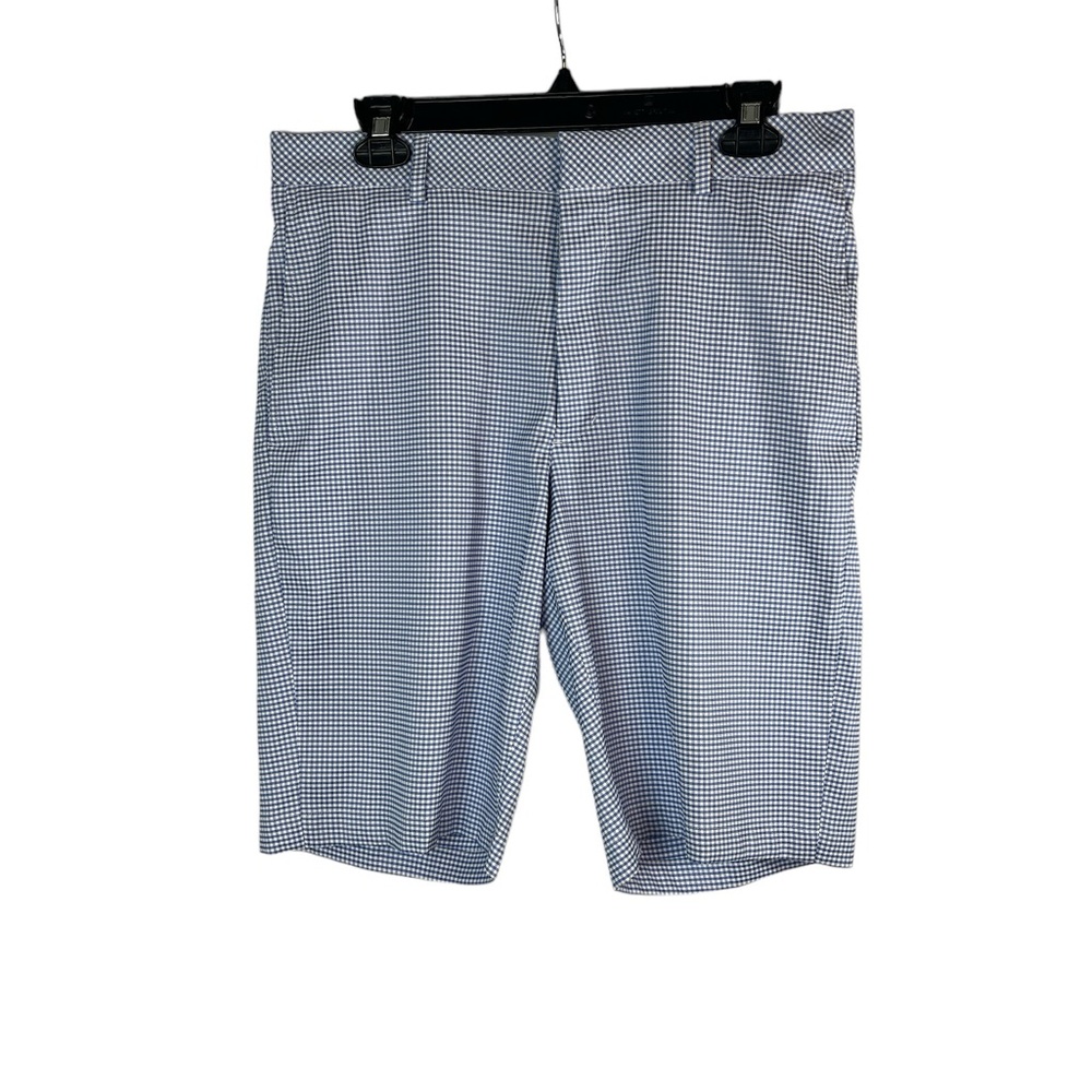 Walter Hagen blue and white checkered‎ golf shorts size 32